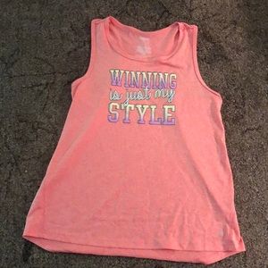 Peach colored Razorback shirt